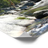 Fluss Tuolumne in Tuolumne Meadows, Yosemite, CA Poster (Ecke)