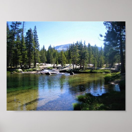 Fluss Tuolumne in Tuolumne Meadows, Yosemite, CA Poster (Vorne)