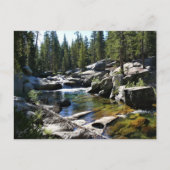 Fluss Tuolumne in Tuolumne Meadows, Yosemite, CA Postkarte (Vorderseite)