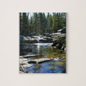 Fluss Tuolumne in Tuolumne Meadows, Yosemite, CA Puzzle (Vertikal)