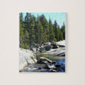 Fluss Tuolumne in Tuolumne Meadows, Yosemite, CA Puzzle (Vertikal)