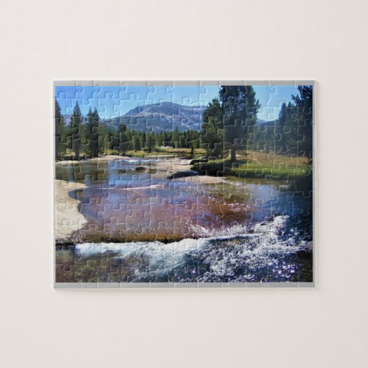 Fluss Tuolumne in Tuolumne Meadows, Yosemite, CA Puzzle (Horizontal)