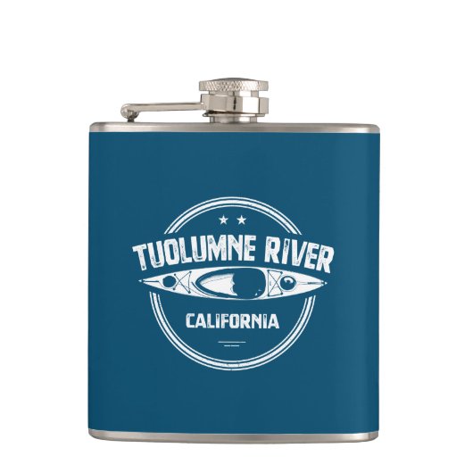 Fluss Tuolumne, Kalifornien Flachmann (Vorderseite)