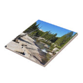 Fluss Tuolumne mit Domspitze, Josemite, CA Fliese (Seite)