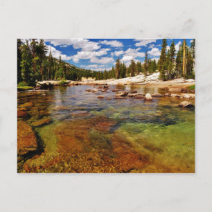 Fluss Tuolumne, Yosemite. Postkarte