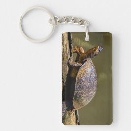 Fluss Turtle bei Tortuguero - Costa Rica Schlüsselanhänger