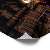 Fluss Tyne bei Nacht Poster (Ecke)