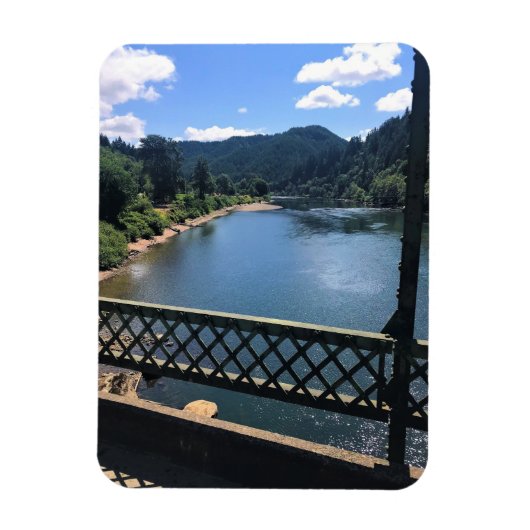 Fluss Umpqua, OR Magnet (Vertikal)