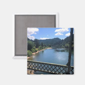 Fluss Umpqua, Oregon Magnet (Vorderseite/Rückseite)