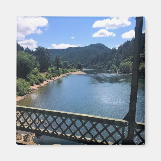 Fluss Umpqua, Oregon Magnet (Vorne)
