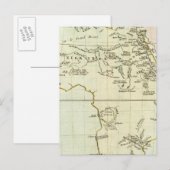 Fluss und Berge Afrikas Postkarte (Vorne/Hinten)