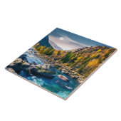 Fluss und Gebirge Landschaftliches Foto Fliese (Seite)