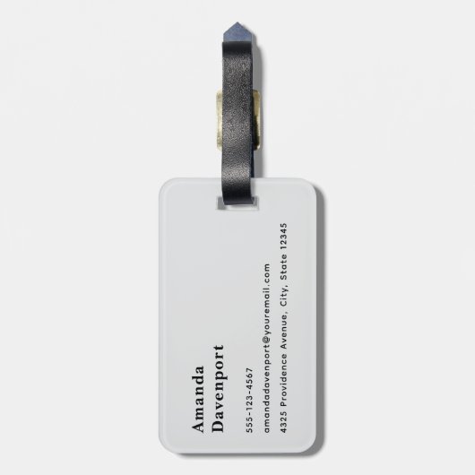 Fluss und Gebirge Landschaftliches Foto Gepäckanhänger (Rückseite vertikal)