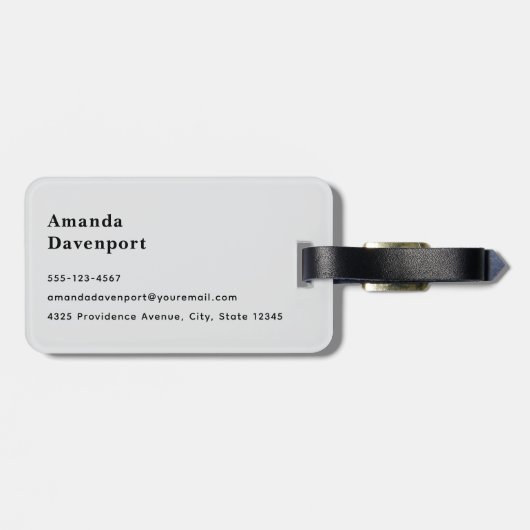 Fluss und Gebirge Landschaftliches Foto Gepäckanhänger (Rückseite horizontal)