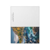 Fluss und Gebirge Landschaftliches Foto Notizblock (Rotiert)