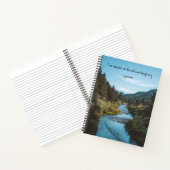 Fluss und Grow Journal Notizblock (Innenseite)