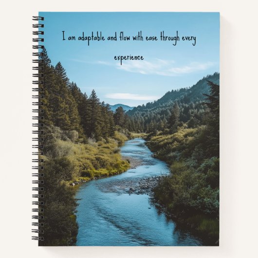 Fluss und Grow Journal Notizblock (Vorderseite)