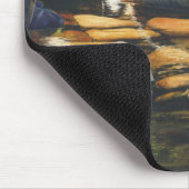 Fluss- und Tierentwürfe durch Mary Rollins Mousepad (Ecke)