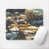 Fluss- und Tierentwürfe durch Mary Rollins Mousepad (Mit Mouse)