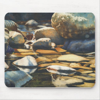 Fluss- und Tierentwürfe durch Mary Rollins Mousepad