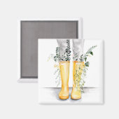 Fluss und Wachstum I Magnet (Vorderseite/Rückseite)