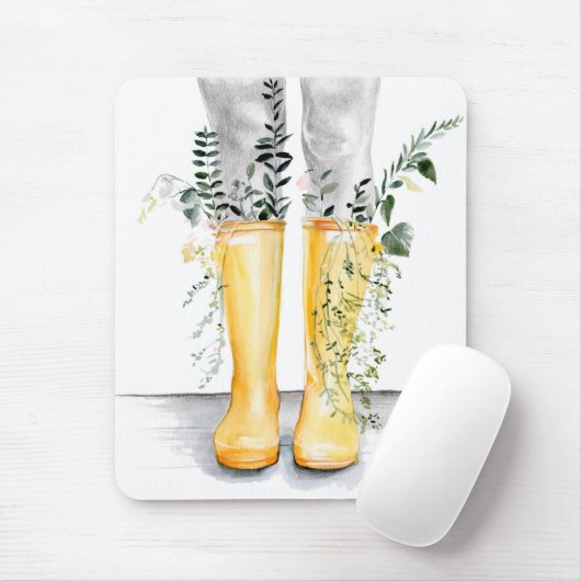 Fluss und Wachstum I Mousepad (Mit Mouse)