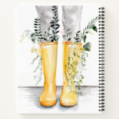 Fluss und Wachstum I Notizblock (Rückseite)