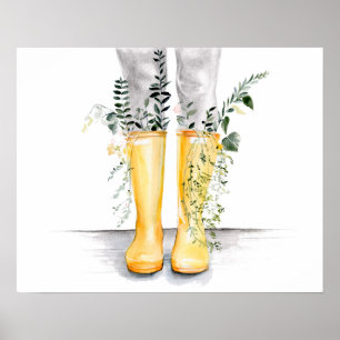 Fluss und Wachstum I Poster