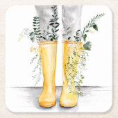 Fluss und Wachstum I Rechteckiger Pappuntersetzer (Vorderseite)