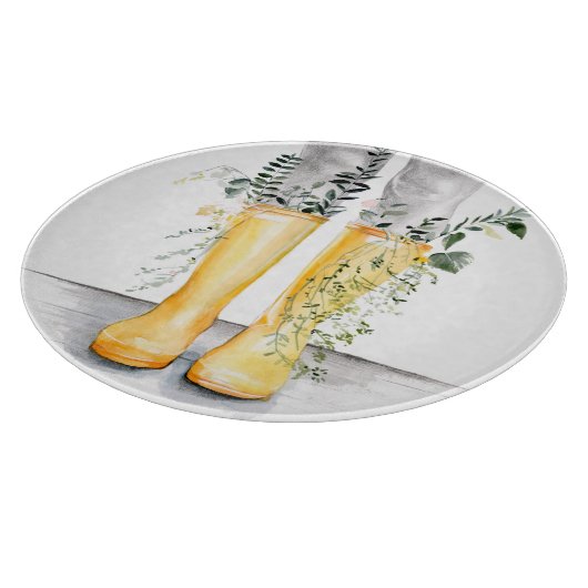 Fluss und Wachstum I Schneidebrett (Ecke)