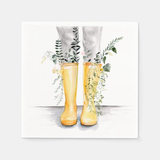 Fluss und Wachstum I Serviette (Vorderseite)