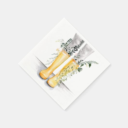 Fluss und Wachstum I Serviette (Ecke)