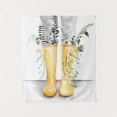 Fluss und Wachstum I Wandteppich (Vorderseite)