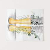 Fluss und Wachstum I Wandteppich (Vorderseite (Horizontal))