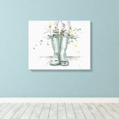 Fluss und Wachstum II Leinwanddruck (Insitu (Holzboden))