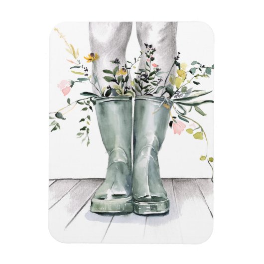 Fluss und Wachstum II Magnet (Vertikal)