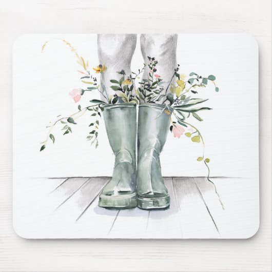 Fluss und Wachstum II Mousepad (Vorne)