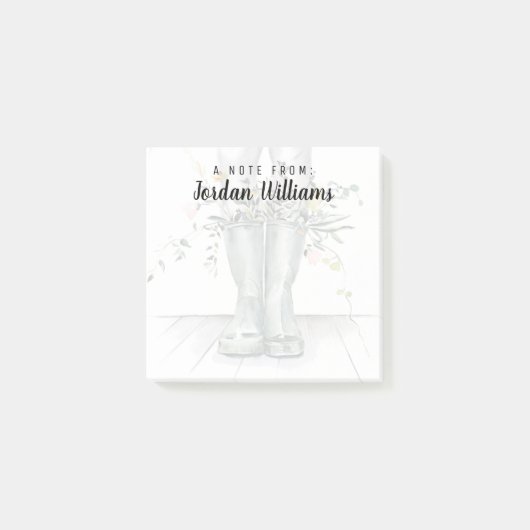 Fluss und Wachstum II Post-it Klebezettel (Vorderseite)