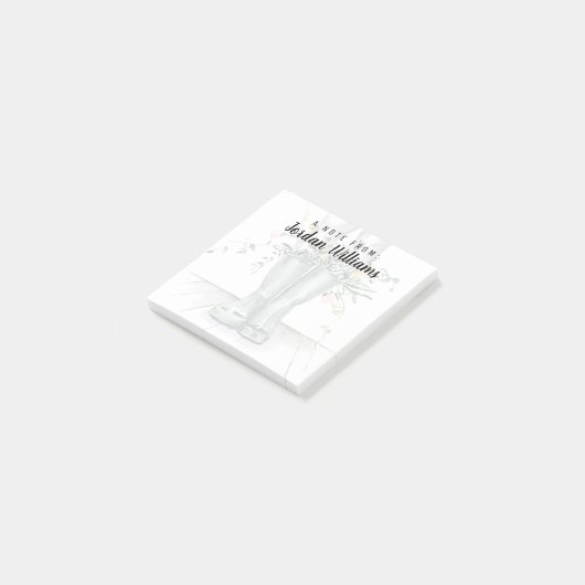 Fluss und Wachstum II Post-it Klebezettel (angewinkelt)