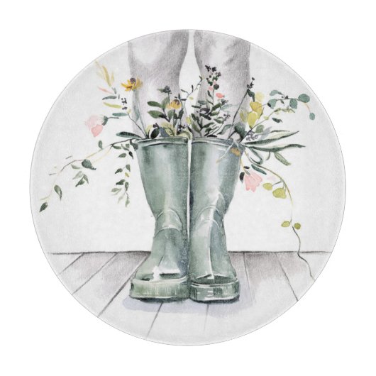 Fluss und Wachstum II Schneidebrett (Vorderseite)