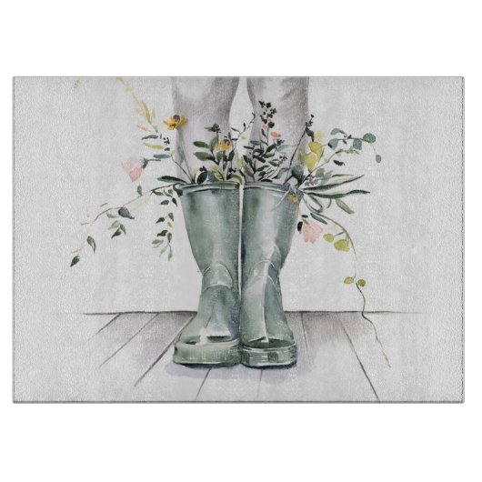 Fluss und Wachstum II Schneidebrett (Vorderseite)