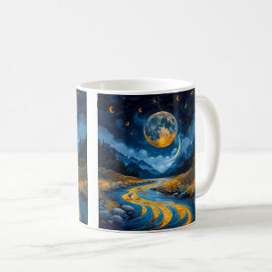 Fluss und Wälder Kaffeetasse