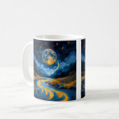 Fluss und Wälder Kaffeetasse (Vorderseite Links)