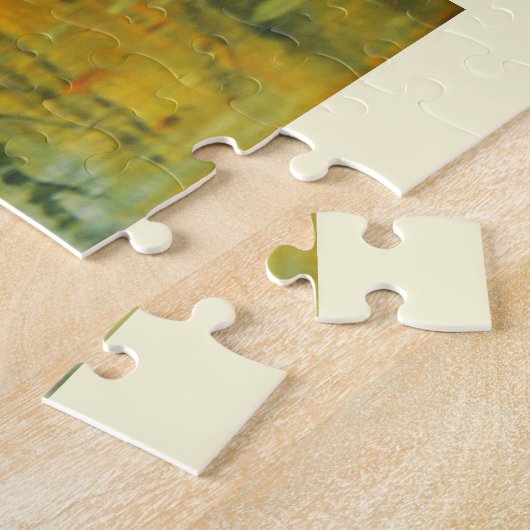 Fluss und Waldgebiet im Herbstpuzzle Puzzle (Seite)