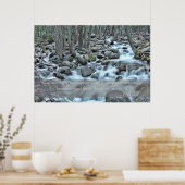 Fluss und Yosemite mit Zitat von C.S. Lewis Poster (Küche)