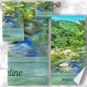 Fluss Vallarta South 0366 Badhandtuch Set