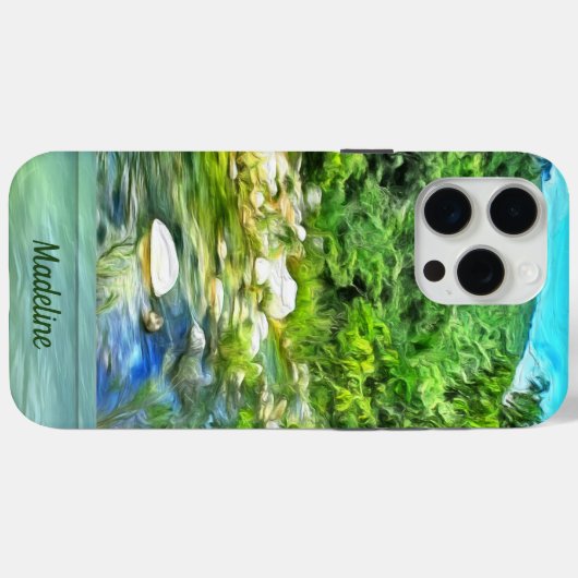 Fluss Vallarta South 0366 Case-Mate iPhone Hülle (Rückseite (Horizontal))