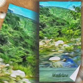 Fluss Vallarta South 0366 Strandtuch