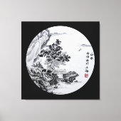 Fluss View Leinwanddruck (Vorderseite)