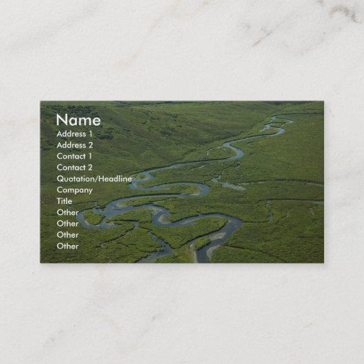 Fluss Visitenkarte (Vorderseite)